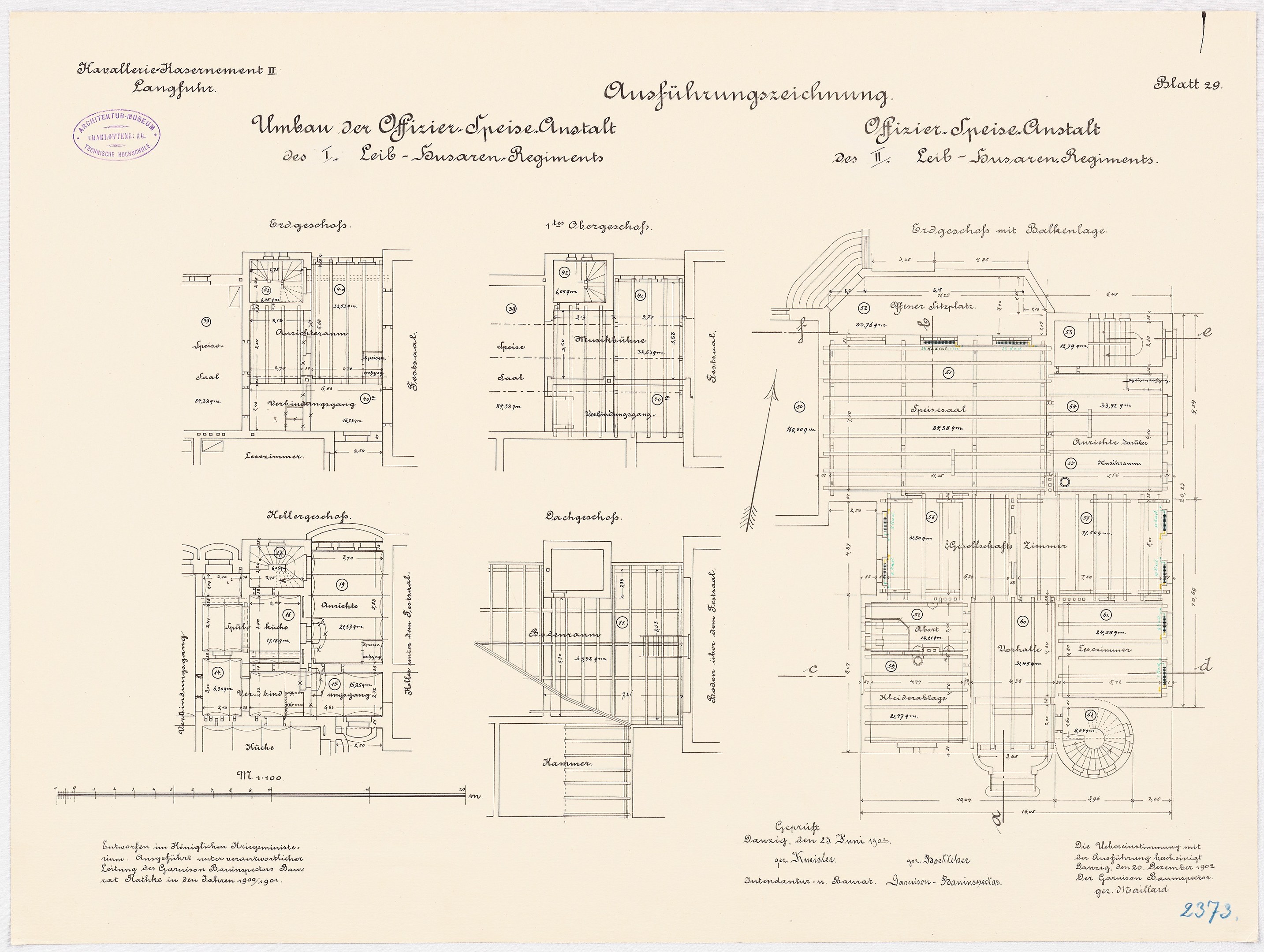 Grundrisszeichnung des ehemaligen Bundeskanzleramts in der Bundesrepublik Deutschland, zeigt detaillierte Layout und Anmerkungen.