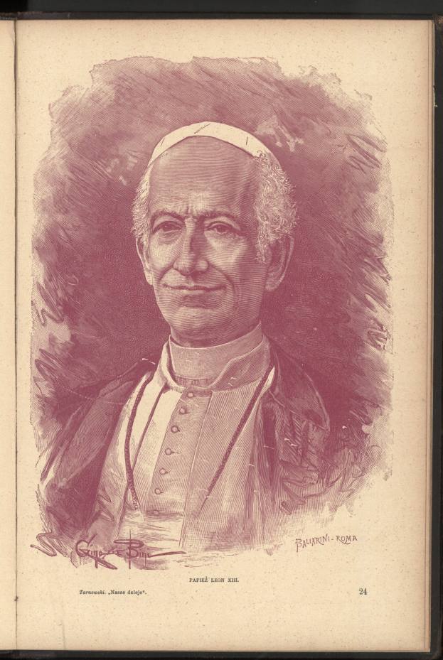 Porträt von Papst Johannes Paul II. mit friedlichem Ausdruck, geschlossenen Augen und leicht geöffneten Lippen, in weißer Soutane und zucchetto vor einem weißen Hintergrund.