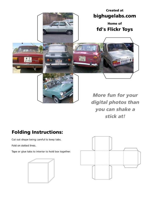 Präsentationsslide mit Fahrzeugen auf einer Straße mit sichtbarem Text.