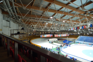Topping-out ceremony at the sports complex at Westparkstra├če